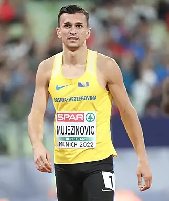 Abedin Mujezinović bei den Europameisterschaften 2022 in München