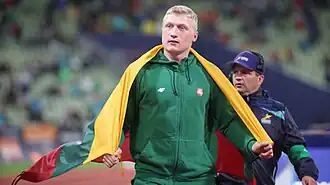 Mykolas Alekna bei den Europameisterschaften 2022 in München