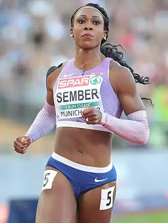 Cindy Sember bei den Europameisterschaften 2022 in München