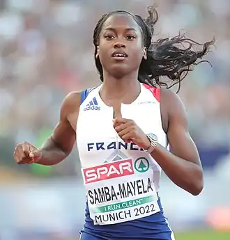 Cyréna Samba-Mayela bei den Europameisterschaften 2022 in München