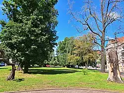 Blick zum Nürnberger Ei