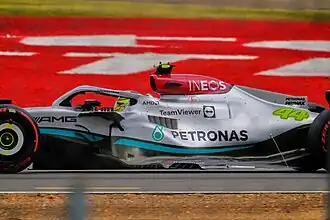 Nahaufnahme der Zeropod-Seitenkonzepts am F1 W13 E Performance