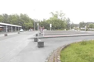 Busbahnhof Gladbeck, Blick nach Osten