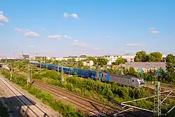 Der SJ EuroNight hat vor einigen Minuten Berlin-Gesundbrunnen verlassen und fährt gen Hamburg.