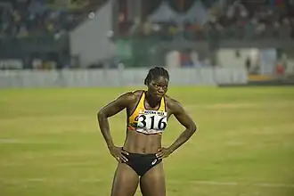 Janet Mensah bei den Afrikaspielen 2023 in Accra