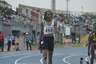 Brittany Ogunmokun bei den Afrikaspielen 2024 in Accra