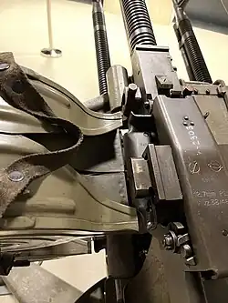 Detailansicht Patronenzuführung 12,7-mm-AA Gun vz.53
