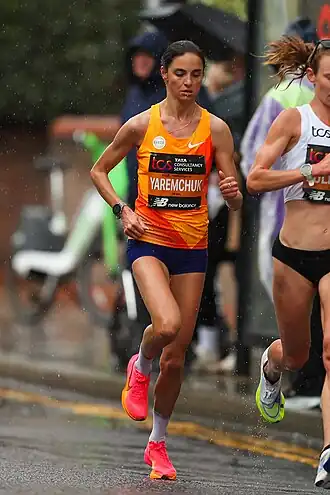 Sofiia Yaremchuk beim London-Marathon 2023