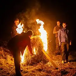 Entzünden des Rades