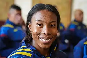 Evelis Aguilar bei den Olympischen Spielen 2024 in Paris