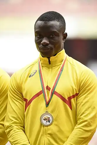 Abdul-Rasheed Saminu bei den Afrikameisterschaften 2024 in Douala