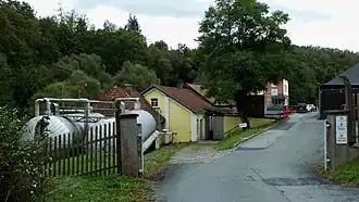 Zufahrt Werksgelände Frankensprudel