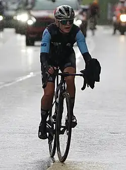 Vanpachtenbeke bei einem langen Anstieg an der WM&nbsp;2024