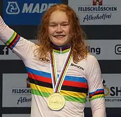 Puck Pieterse holte Gold im U23-Straßenrennen bei den Weltmeisterschaften 2024