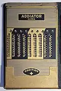 Mechanischer Addiator (Deutschland 1930er)