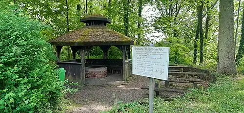 Grillplatz im Osten des Burggeländes