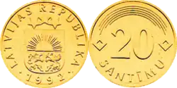 20 Santīmu