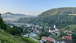 Mettau mit Blick zum oberen Talende.