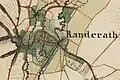 Randerath auf der Uraufnahme von 1846