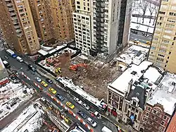 Gründungsarbeiten Ende Dezember 2013