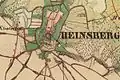 Heinsberg auf der Uraufnahme von 1843