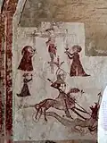 Freigelegte Wandmalereien