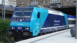 Baureihe 245 in Hamburg&nbsp;Hbf abfahrbereit nach Westerland