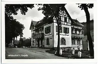 Hotel zur Post 1931, heute die Hammerschänke