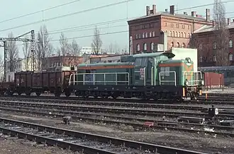 SM42-250 in Bydgoszcz Główna (1994)