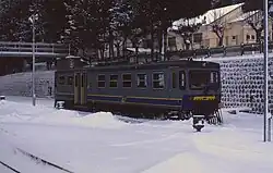 Adhäsionstriebwagen M4.401 der FC im Jahr 1998 in Camigliatello Silano