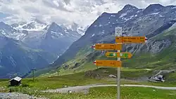 Blick von La Vouarda nach Südsüdost