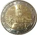 Rückseite 2 Euro Deutschland 2018 Berlin, Schloss Charlottenburg