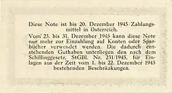 2 Reichsmark Rückseite