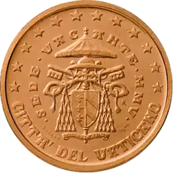 2 Cent Vatikan 2. Serie
