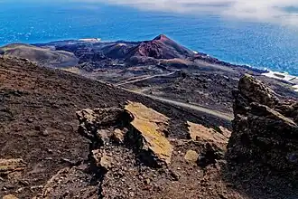 Blick vom San Antonio auf den Teneguía