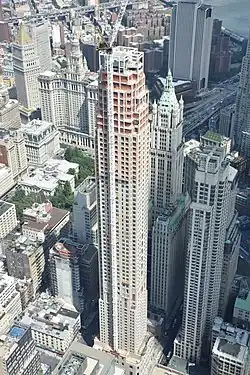 2015 hinter Neubau 30 Park Place