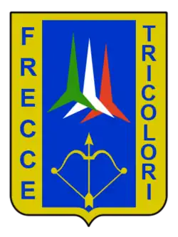 Wappen der Kunstflieger von Frecce Tricolori