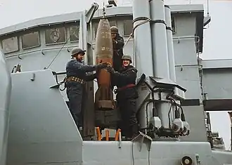 Aufmunitionieren des Werfers