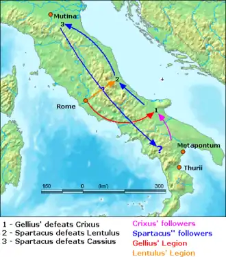 Der Sklavenkrieg 72 v.&nbsp;Chr.