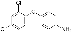 Strukturformel von 4-(2,4-Dichlorphenoxy)anilin