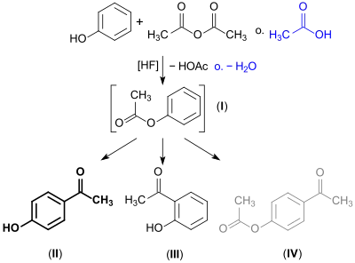 Synthese von 4-Hydroxyacetophenon (4-HAP)