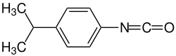 Strukturformel von 4-Isopropylphenylisocyanat