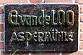 Namensschild van de Loo, Aspermühle
