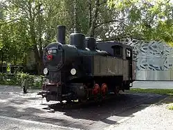 Denkmallokomotive 498.03 in Bregenz