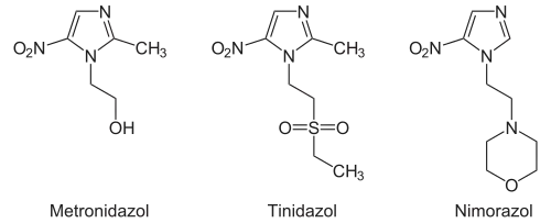 In der Medizin eingesetzte Nitroimidazole