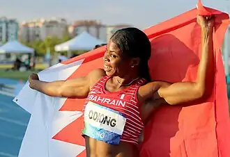 Edidiong Odiong bei den Islamic Solidarity Games 2022 in Konya