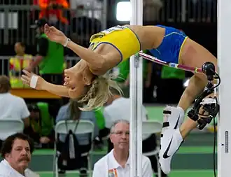 Erika Kinsey geteilter Rang acht mit&nbsp;1,85&nbsp;m