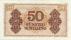 50 Schilling Rückseite