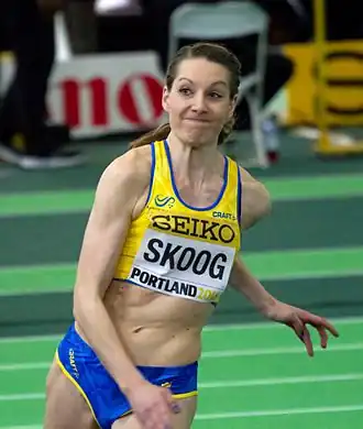 Sofie Skoog Geteilter Rang neun mit 1,89&nbsp;m