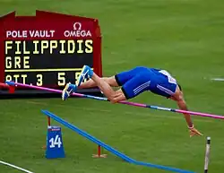 Konstadínos Filippídis kam gemeinsam mit drei Konkurrenten auf den siebten&nbsp;Platz